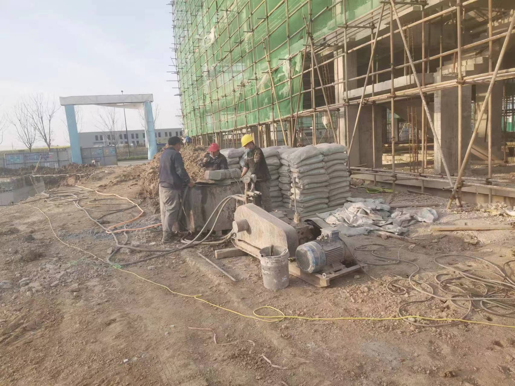 郧阳别墅下沉注浆